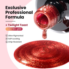 beetles Gel Polish Red Cat Eye Gel Nail Polish close-up of texture