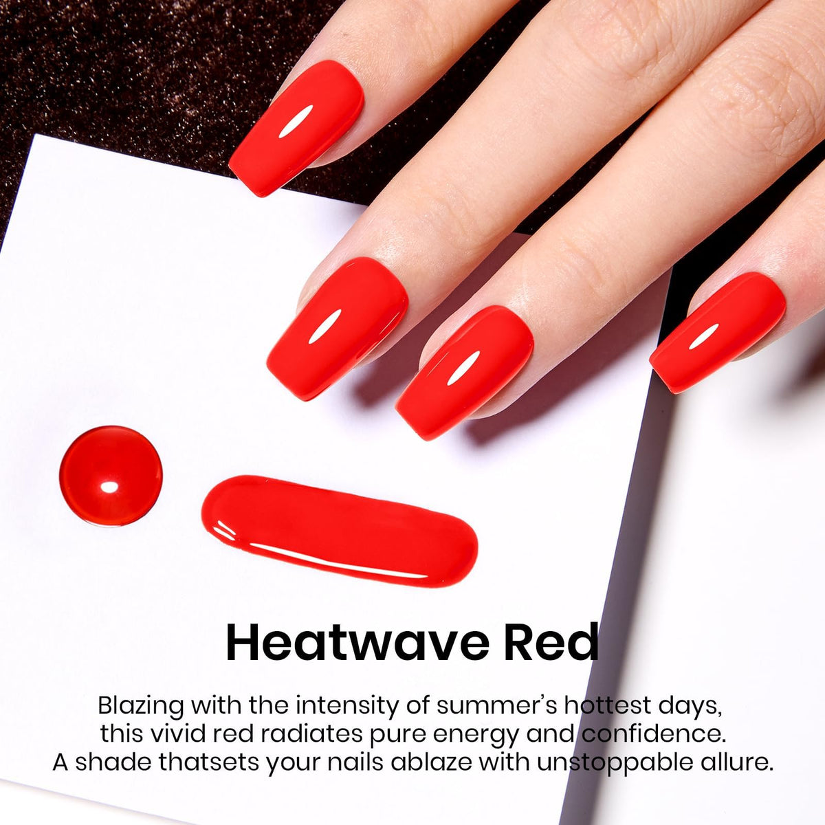 beetles Gel Polish Red Gel Nail Polish bottle close-up