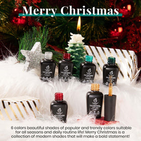 beetles Gel Polish Red Sparkle shade bottle