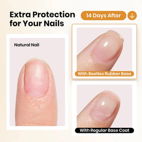 beetles Gel Polish Rubber Base Gel 15ml packaging