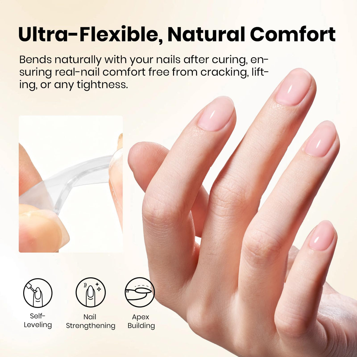 beetles Gel Polish Rubber Base Gel 15ml with brush