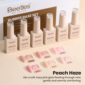 beetles Gel Polish Rubber Base Gel close-up