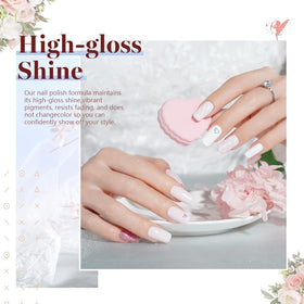 beetles Gel Polish set displayed on a manicure table