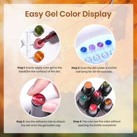 beetles Gel Polish set displayed on a table