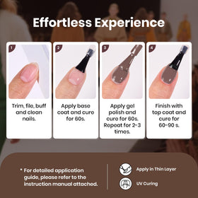 beetles Gel Polish set displayed with nail art designs