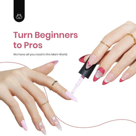 beetles Gel Polish set displayed with nail art tools