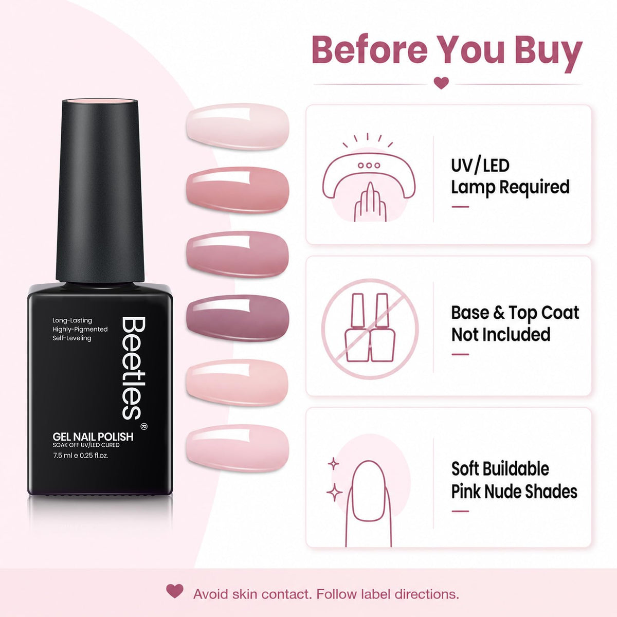 beetles Gel Polish set in a gift box presentation