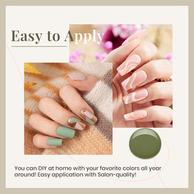 beetles Gel Polish Set pastel pink shade close-up