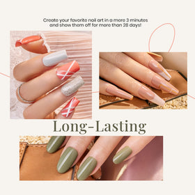 beetles Gel Polish Set watermelon red shade close-up