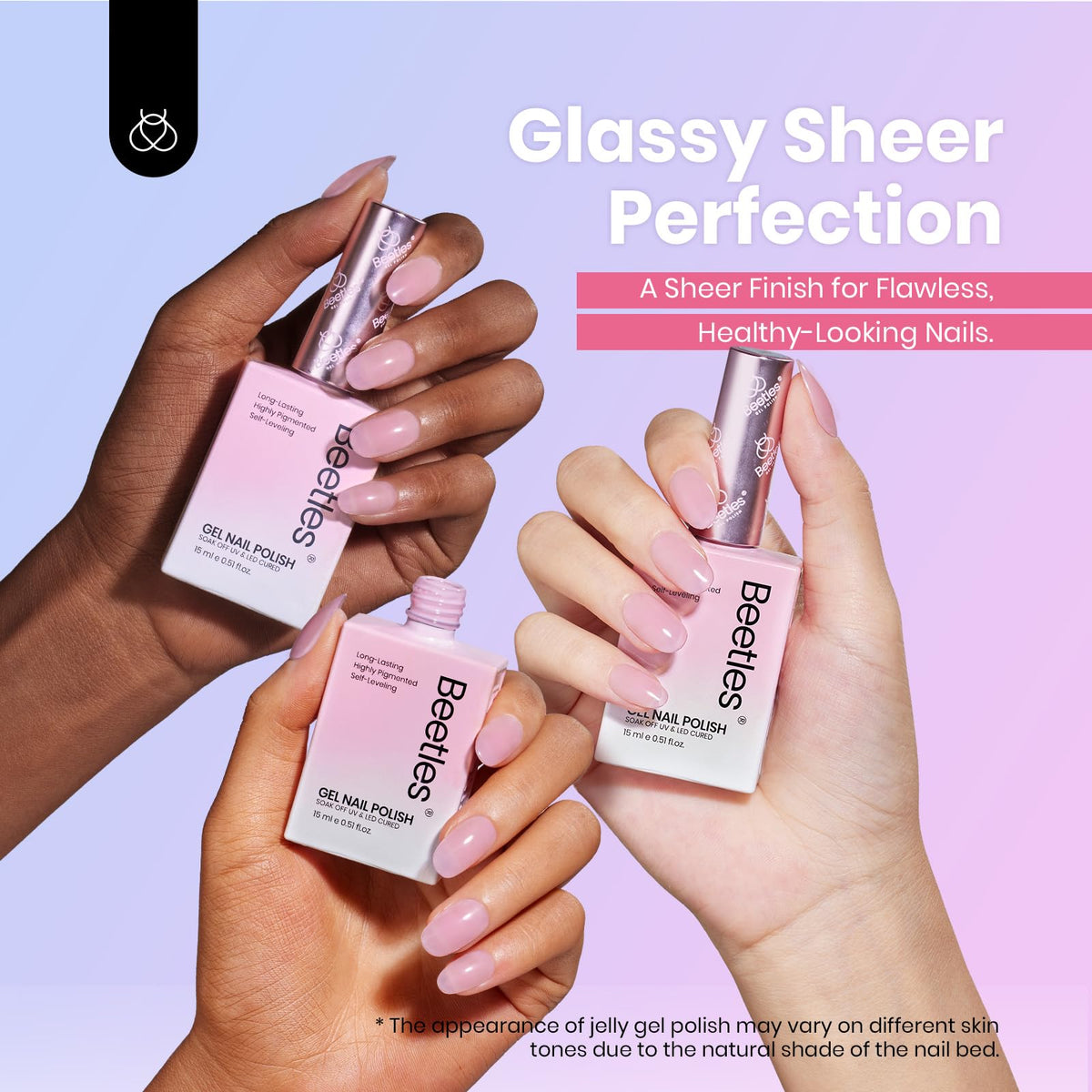 beetles Gel Polish set with application tools and swatches