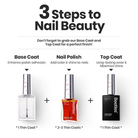 beetles Gel Polish set with brush for easy application