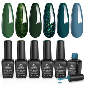 beetles Gel Polish set with festive decorations