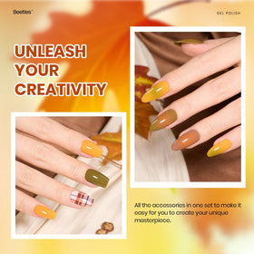 beetles Gel Polish set with various shades displayed