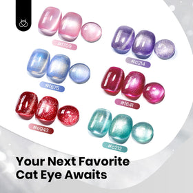 beetles Gel Polish Silver Cat Eye Gel Polish 15ML lifestyle scene