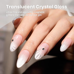 beetles Gel Polish Silver Cat Eye Gel Polish 15ML with magnet