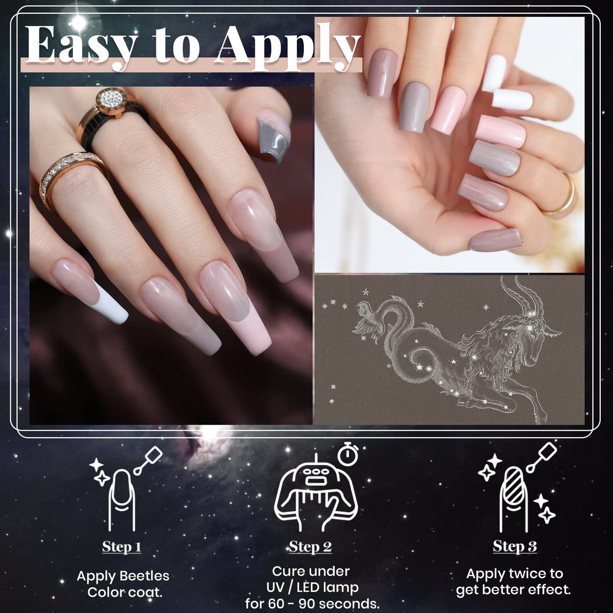beetles Gel Polish soft pink gel nail polish bottle
