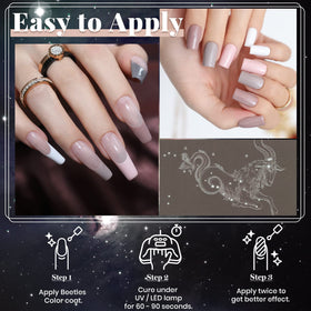beetles Gel Polish soft pink gel nail polish bottle