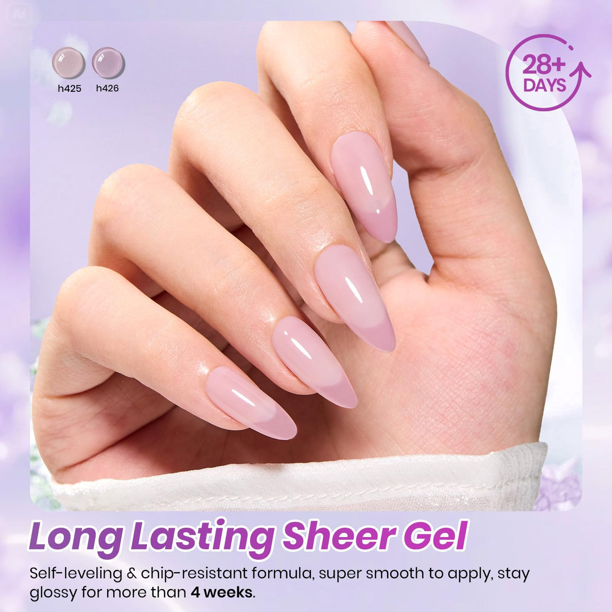 beetles Gel Polish Taro Milk Tea milky nude shade bottle