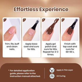 beetles Gel Polish Toasty Aroma Collection with LED lamp for curing
