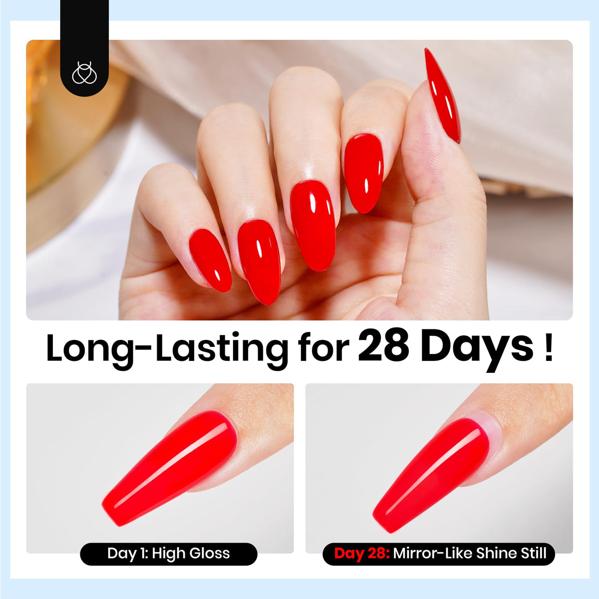 beetles Gel Polish Top Coat application on nails
