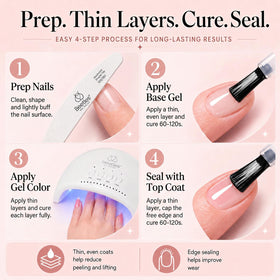 beetles Gel Polish Top Coat application on nails