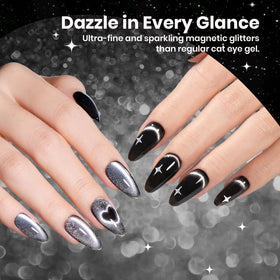 beetles Gel Polish Twilight Gleam Set applied on nails