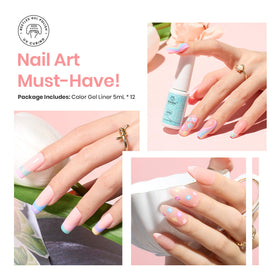 beetles Gel Polish vibrant pastel colours displayed in gift box