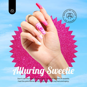 beetles Gel Polish vibrant pink shades on nails