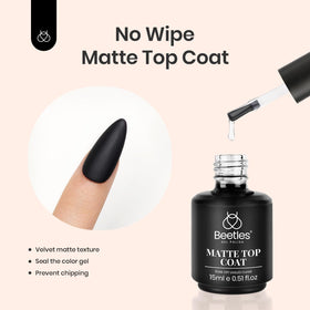 beetles Gel Top Coat Set packaging front view