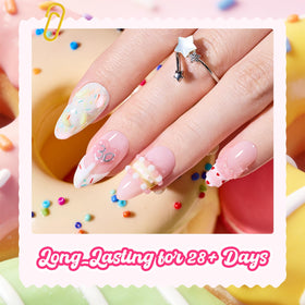 beetles Glitter Gel Top Coat 15ml in a lifestyle setting with manicured nails