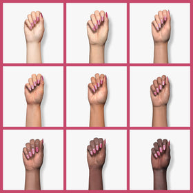 beetles Glitter Pink Gel Polish 15ML with LED lamp