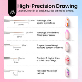 beetles Gradient Brush for creating gradient nail styles