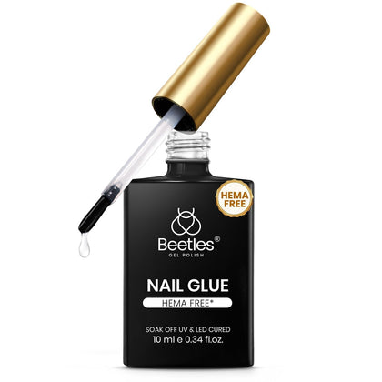 beetles HEMA Free Nail Glue Gel 10ml front view
