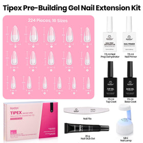 beetles Instant Apex Nail Tips Kit contents overview