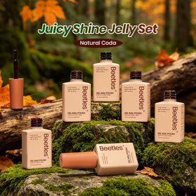 Beetles Jelly Gel Nail Polish Set packaging with product details