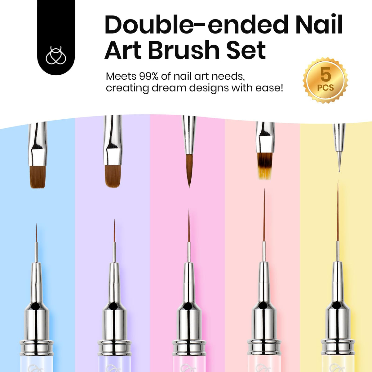 beetles Liner Brushes in different lengths for nail art