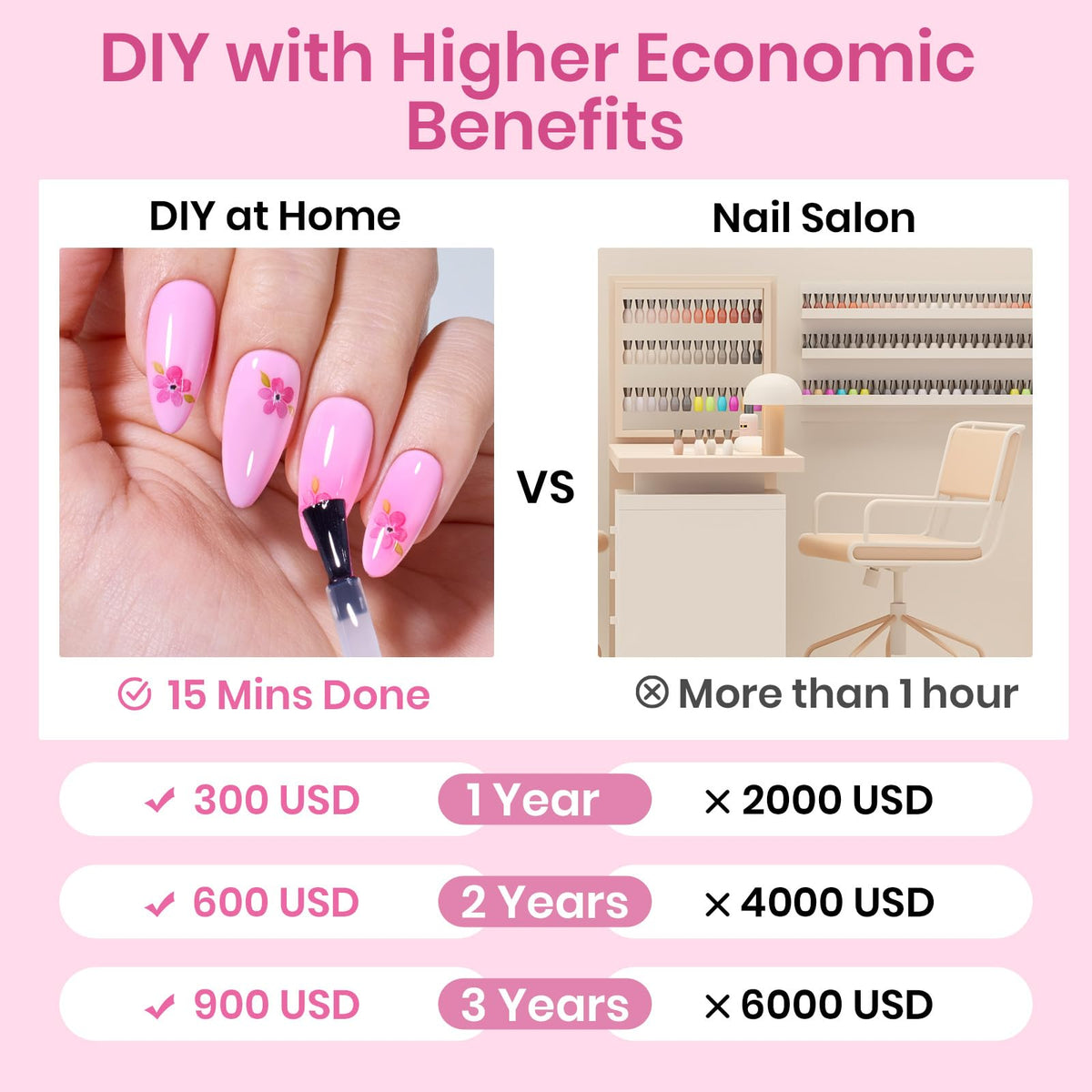 beetles Medium Almond Nail Tips showing smooth edges