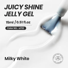 Beetles Milky White Gel Nail Polish bottle with label