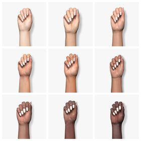 Beetles Milky White Gel Nail Polish with brush
