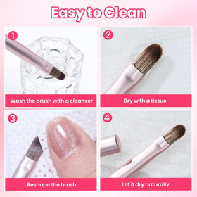 beetles Nail Art Brush being used for nail design