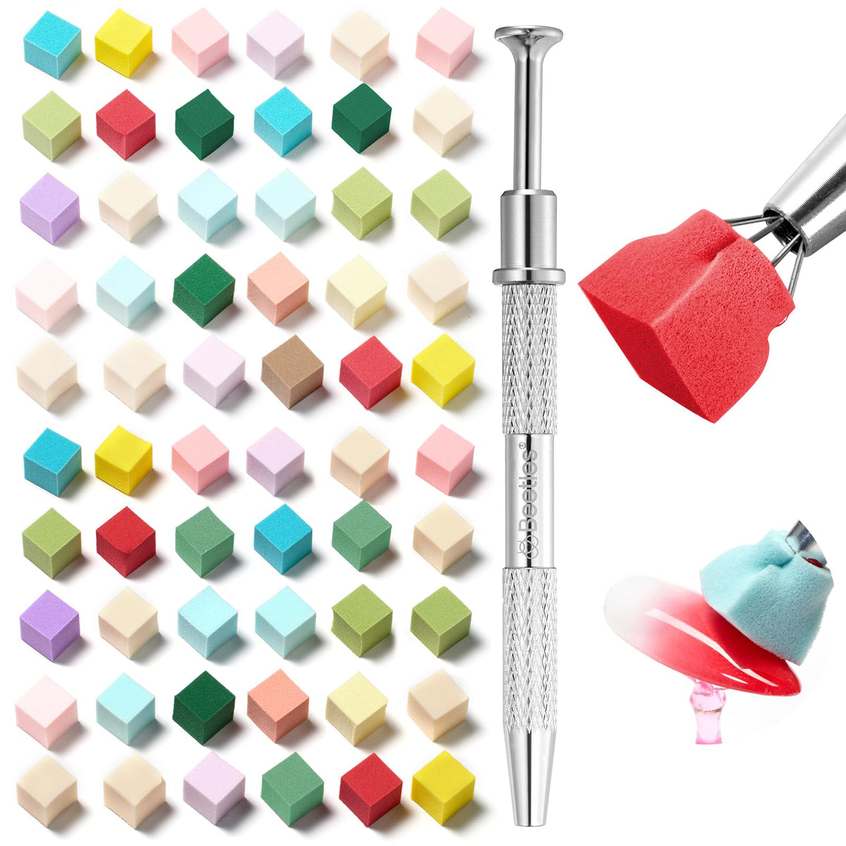 beetles nail art pen with sponge attached