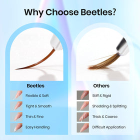 beetles Nail Art Pens with durable metal shank