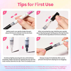 beetles Nail Art Pens with packaging and instructions