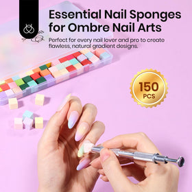beetles nail art sponge with silver grabbing pen