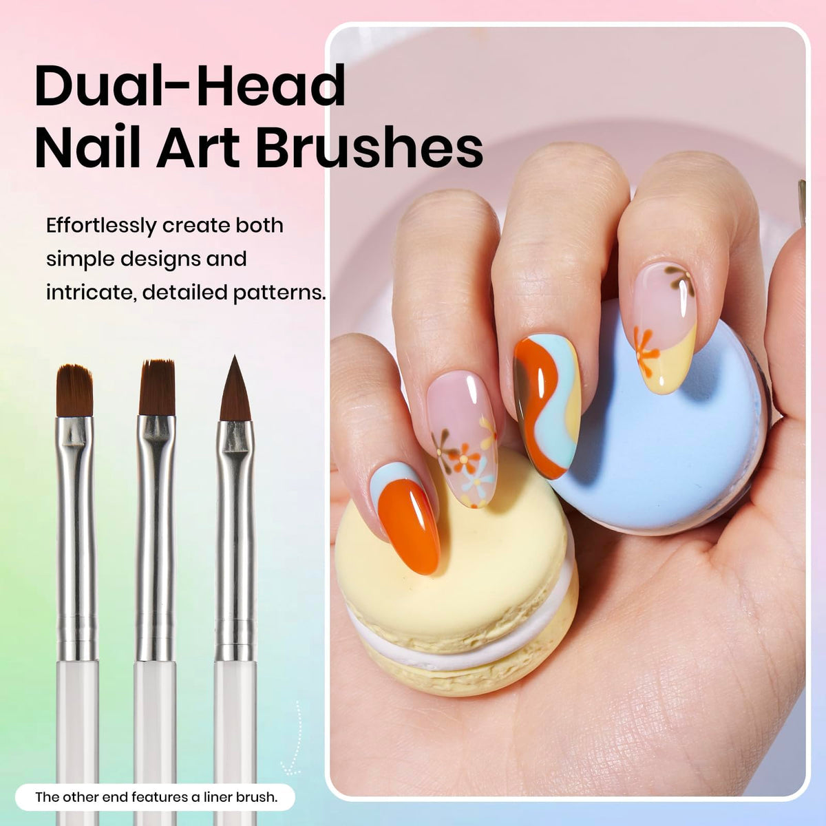 beetles nail brush holder and palette included in the set