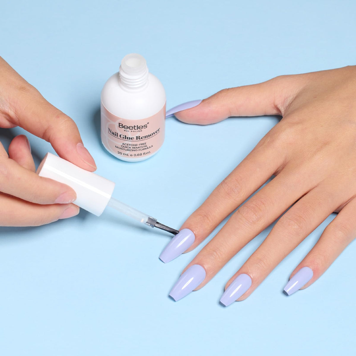 beetles Nail Glue Remover packaging display