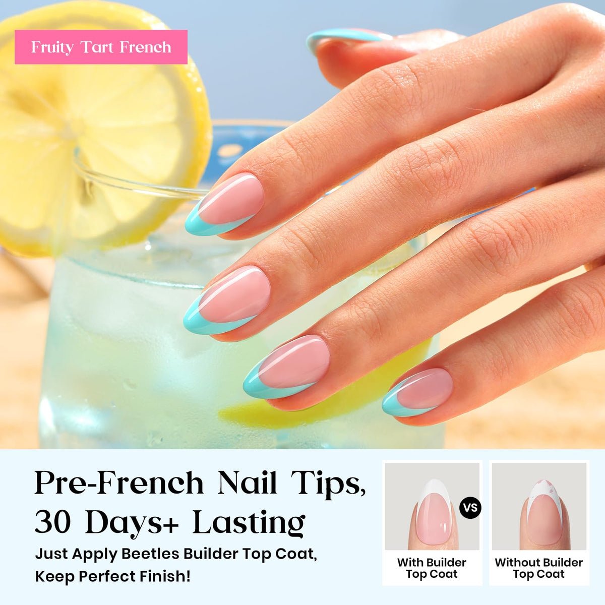 Beetles nail lamp included in the kit