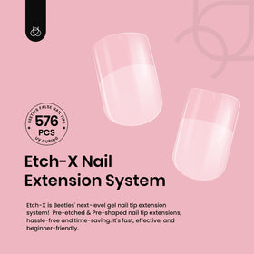 beetles nail tips showing various sizes