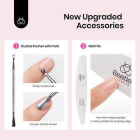 beetles Nail Wipes in packaging