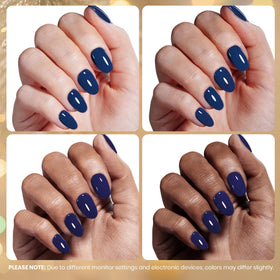 beetles Navy Blue Gel Polish packaging details